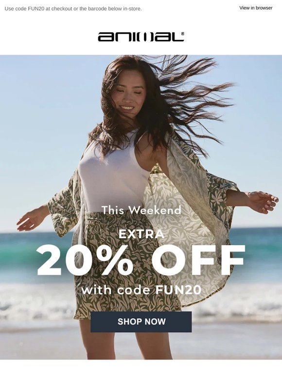 Beach Ready for Less: Extra 20% Off