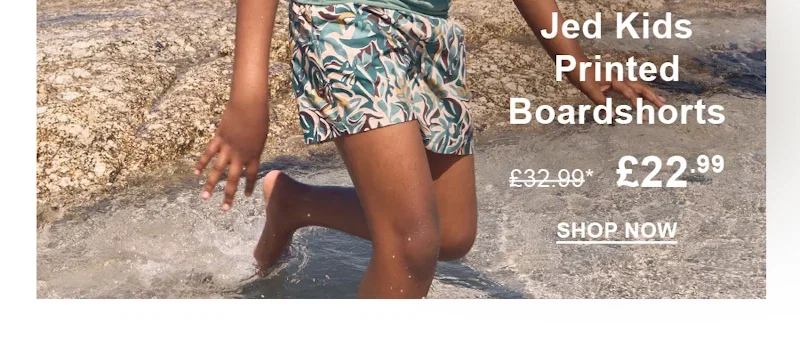 Jed Kids Printed Boardshorts