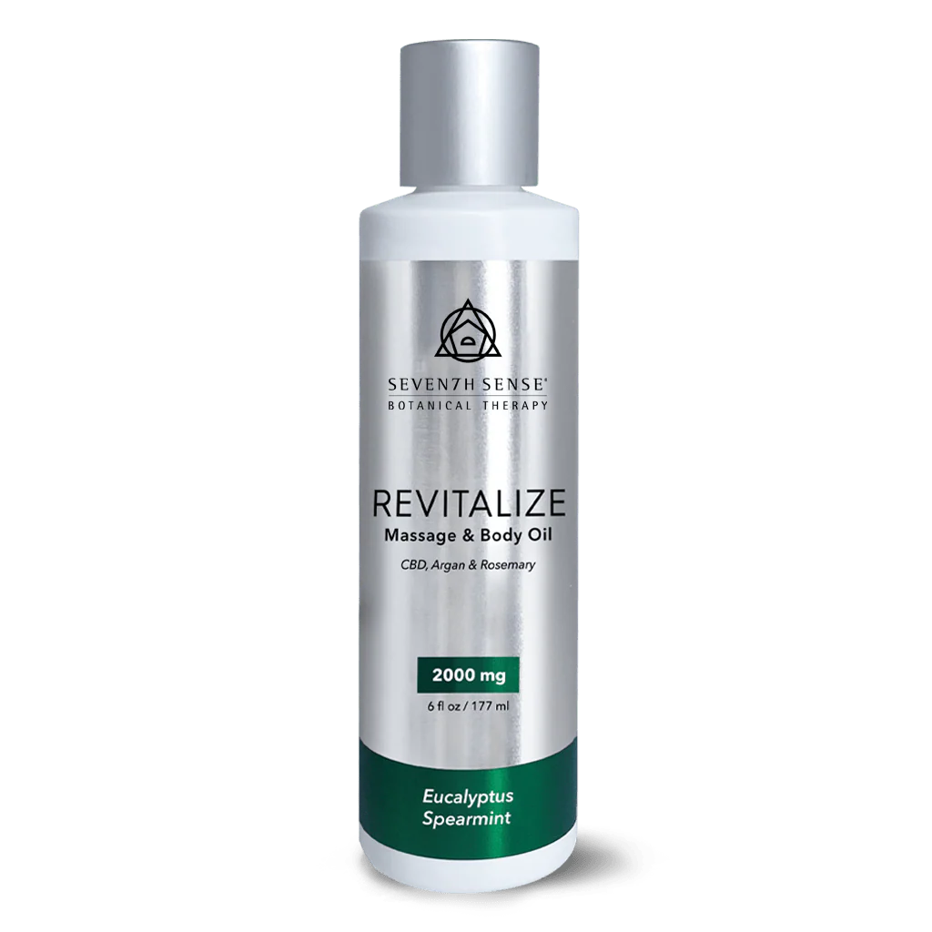 Image of Revitalize Massage & Body Oil 2000mg Eucalyptus Spearmint