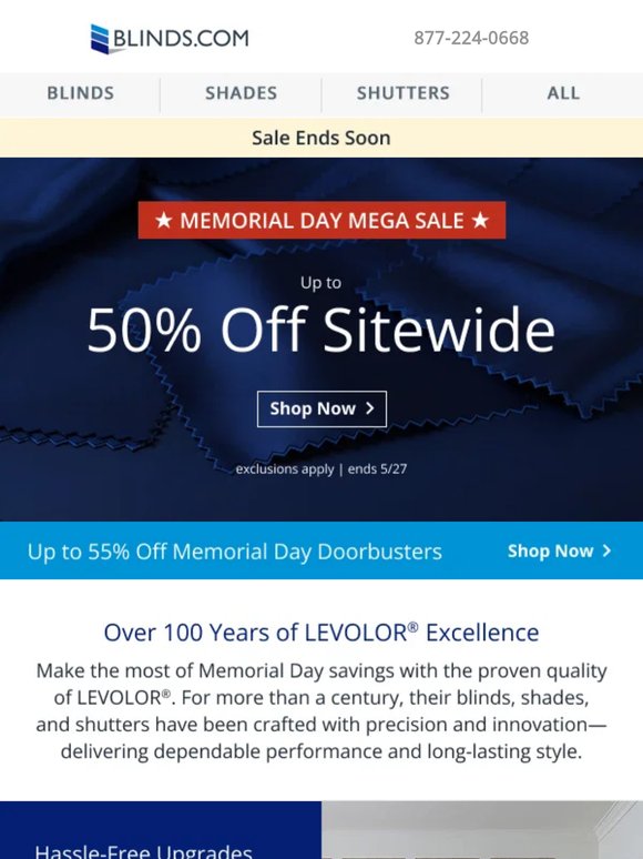 ⏳ Memorial Day ends soon: 50% off!