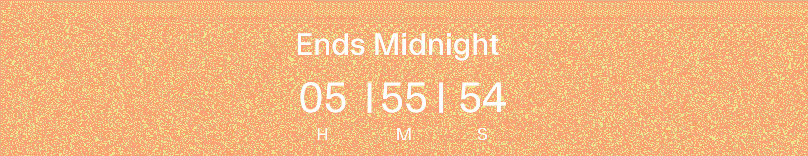 ENDS MIDNIGHT 20% OFF EVERYTHING ONLINE EXCLUSIVE 