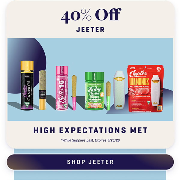 40% Off Jeeter