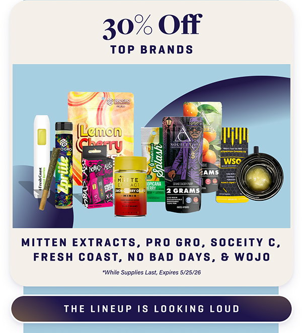 30% Off Top Brands
