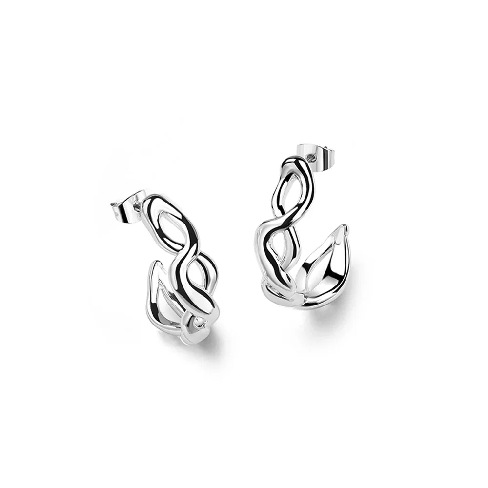 Image of Molten Knot Earrings