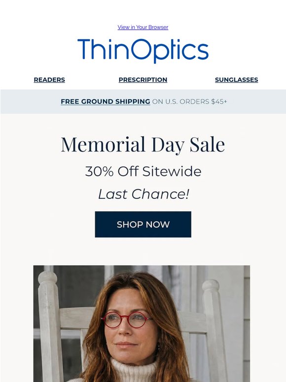 Last Day: 30% off Sitewide