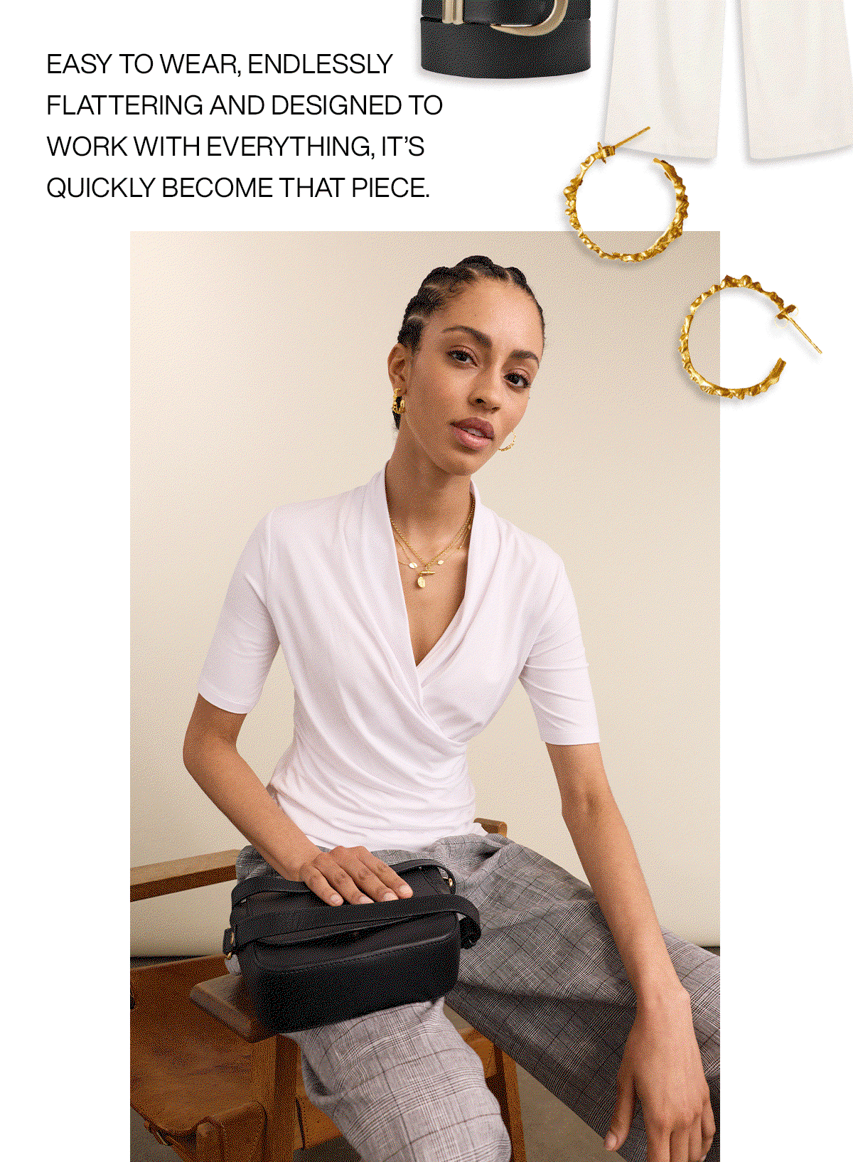 Rosamund Wrap Top