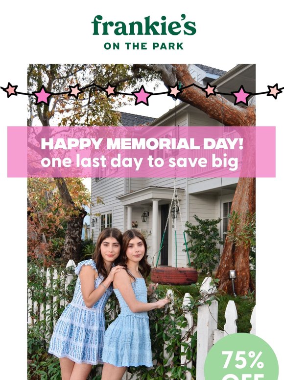 Memorial Day Madness: 75% Off Ends Soon! 🍒