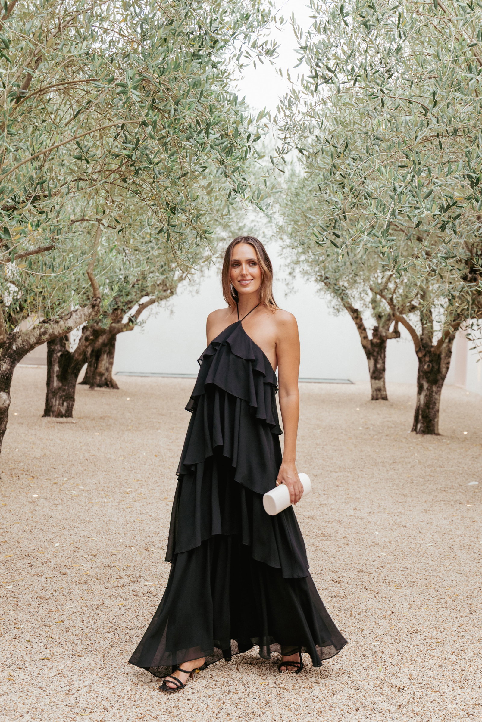 Image of Chasity Halterneck Maxi Dress - Black