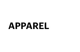 APPAREL