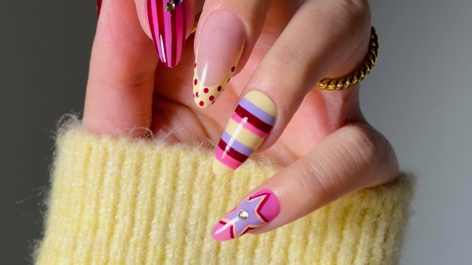This Loud Nail Art Style Is Inspiring My Next Mani