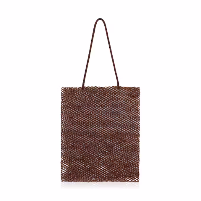 Handmade Beaded Tote Bag