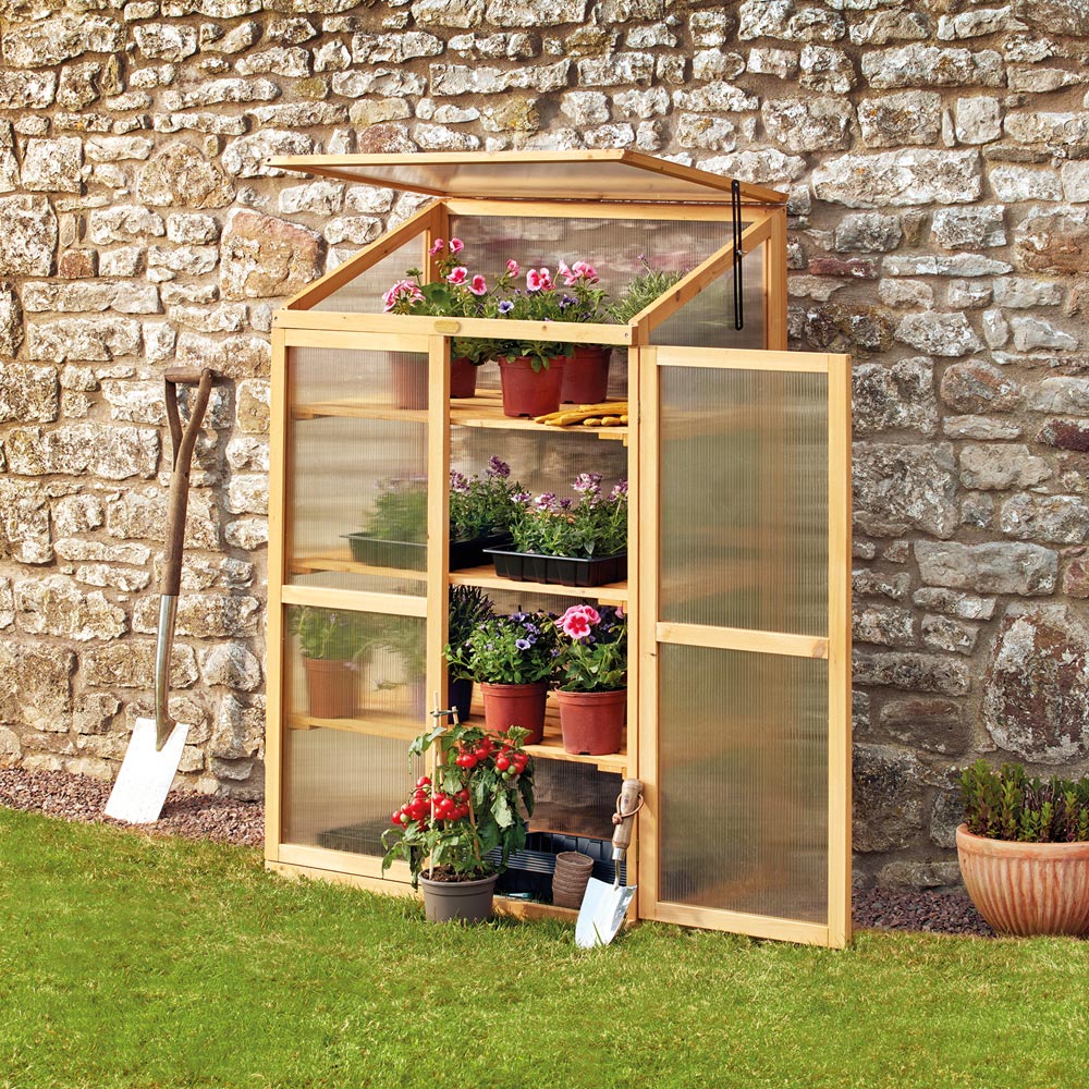 Garden Gear Three-Tier Wooden Cold Frame