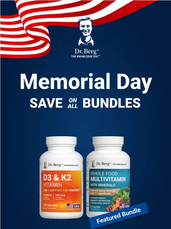 ⭐ Memorial Day Savings are Here