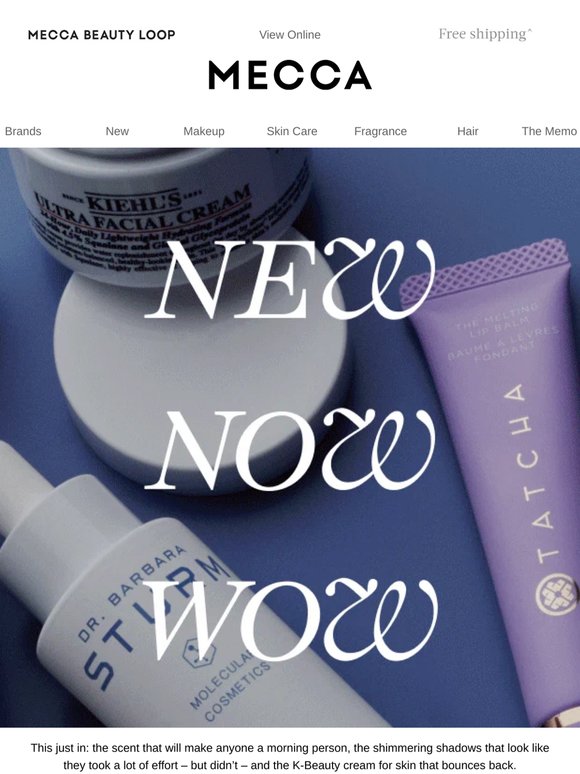 New, now, wow!