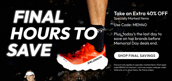 Final Hours To Save