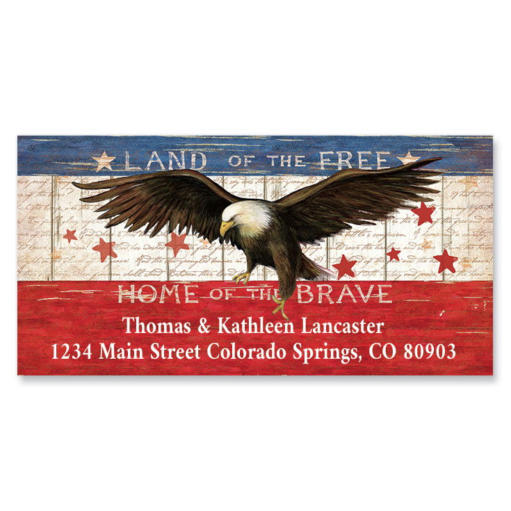 Image of Flying Glory Deluxe Return Address Labels