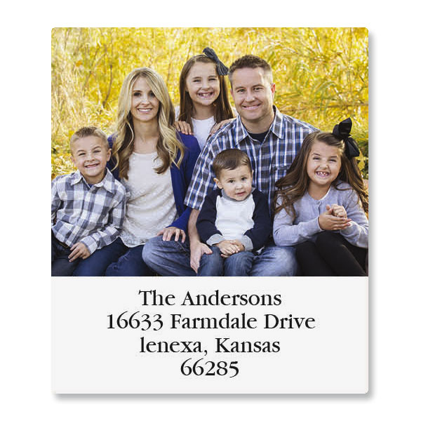 Image of Select Photo Return Address Label