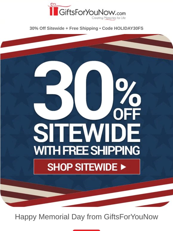 Last Chance: Memorial Day Savings End Tonight