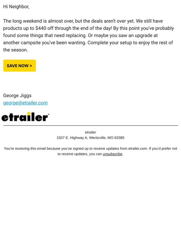 LAST CHANCE to Save up to 40%