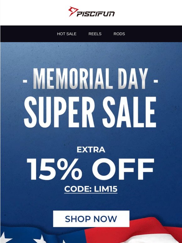 🔥Memorial Day Savings Are Here Now