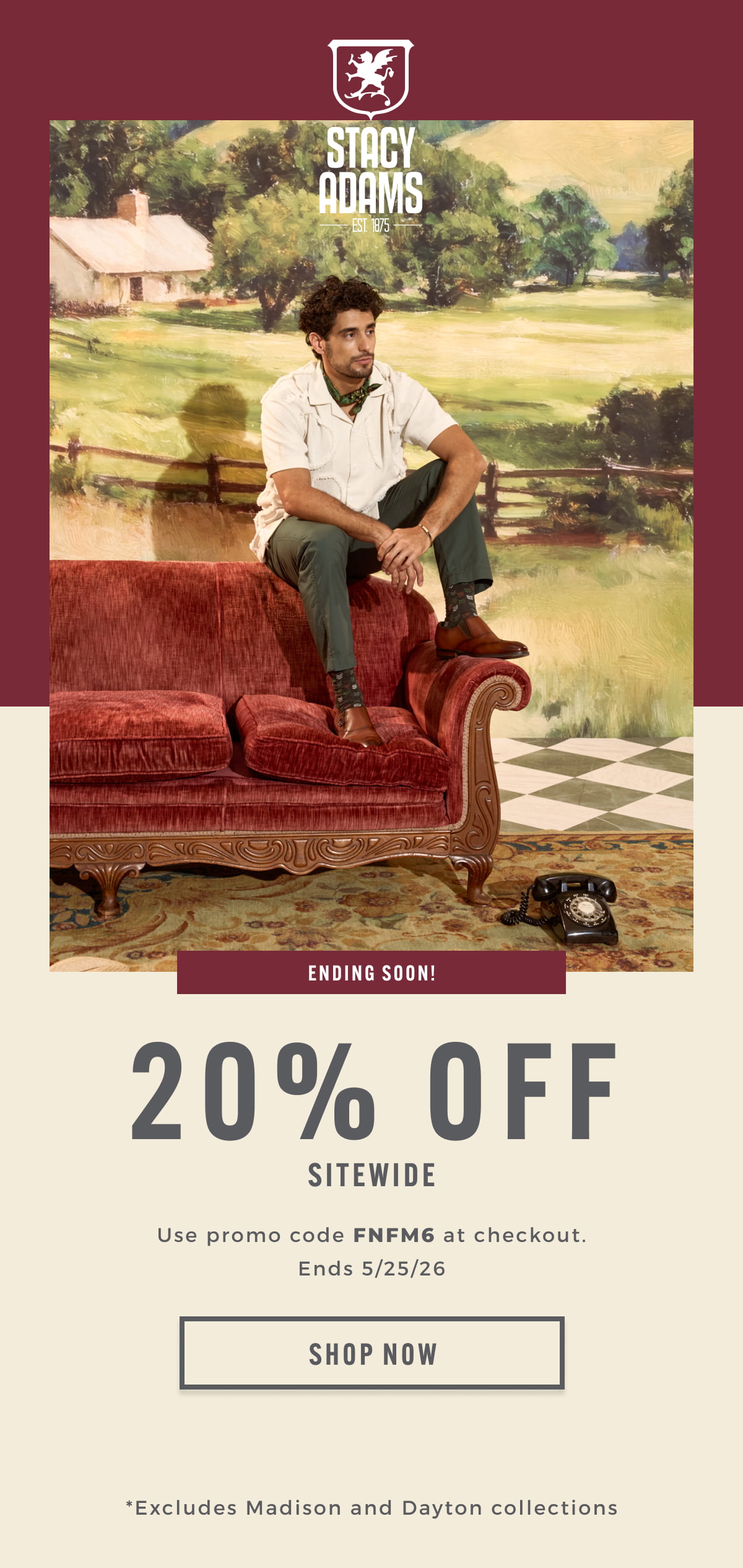 Take 20% off sitewide with promo code FNFM6. Display images to learn more.