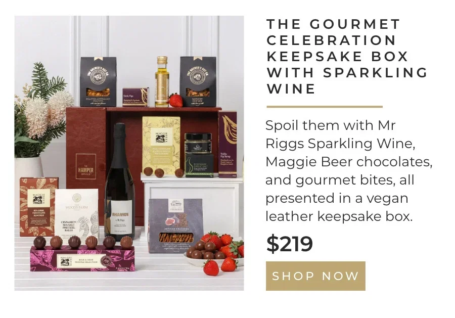 The Gourmet Celebration Keepsake Box with Sparkling Wine