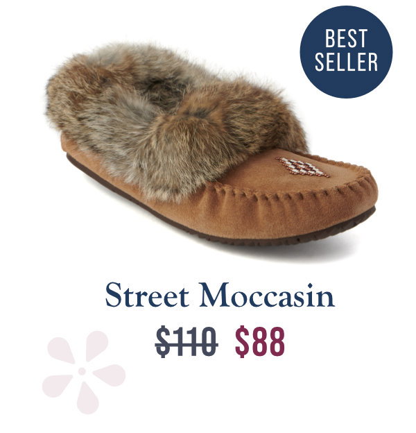 Street Moccasin - A best seller is now only $88