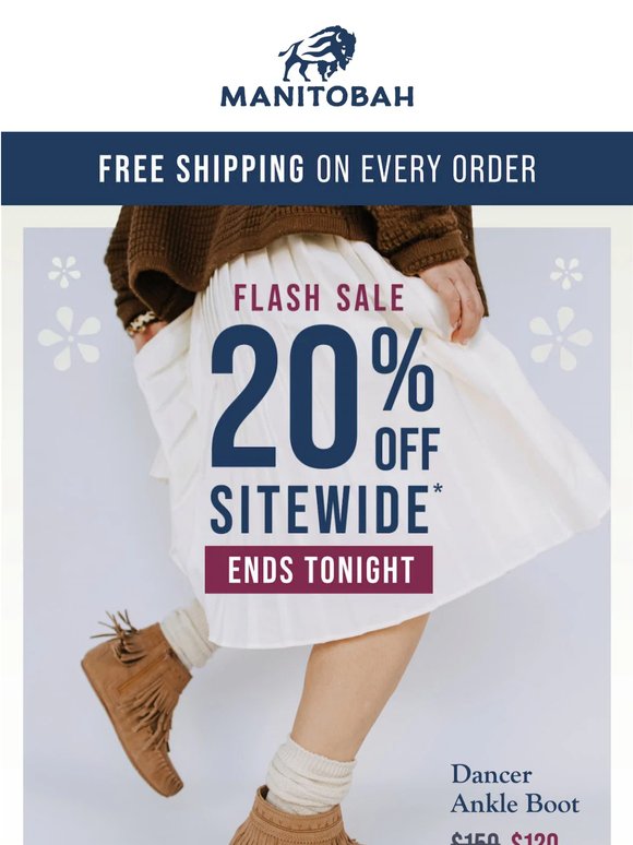 Last Chance! ⏰ Flash Sale Ends Tonight