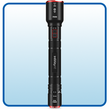 Infinity X1 7000L Dual Power Rechargeable Flashlight
