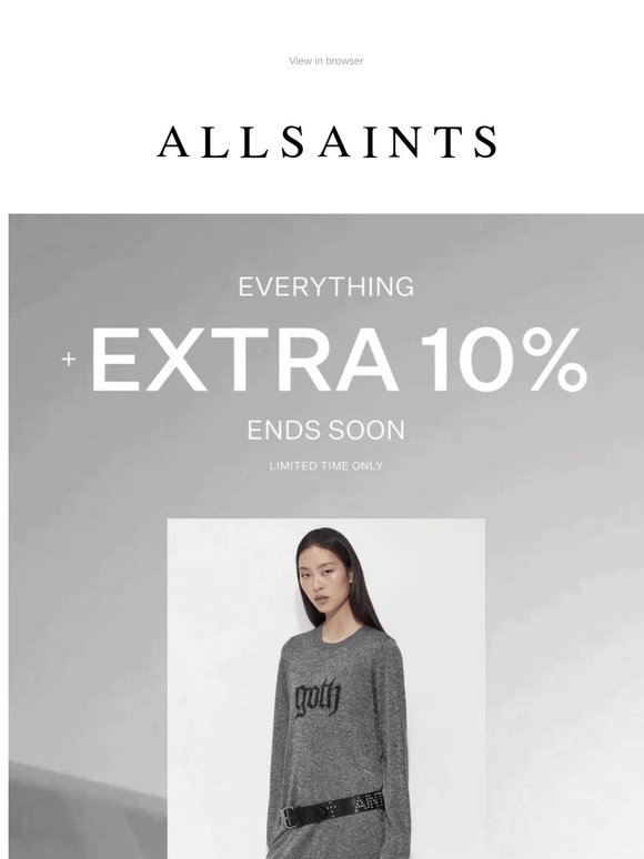 Ends Soon: Up To 30% Off + Extra 10%