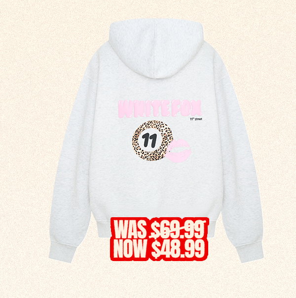 11TH STREET SHE'S SO LUCKY OVERSIZED HOODIE
