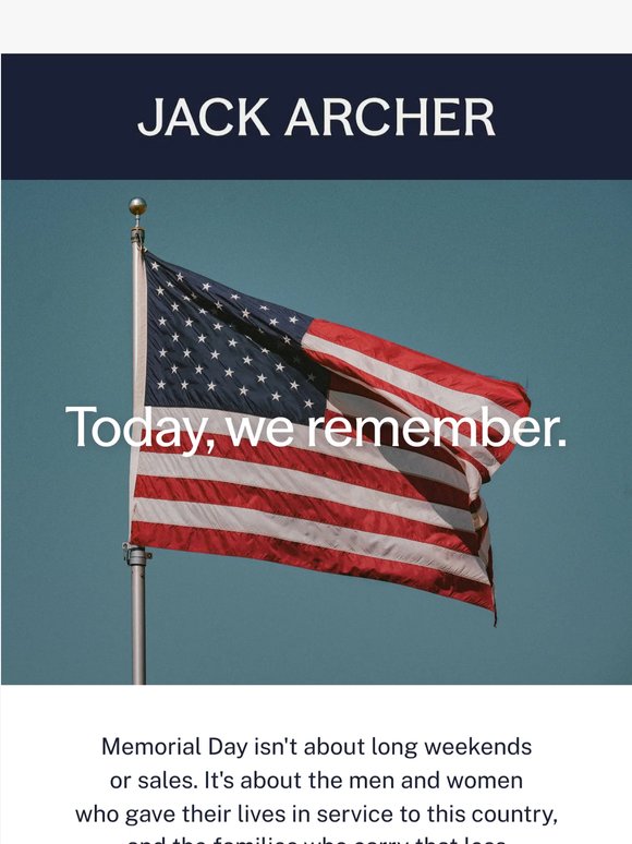 Today, we remember.