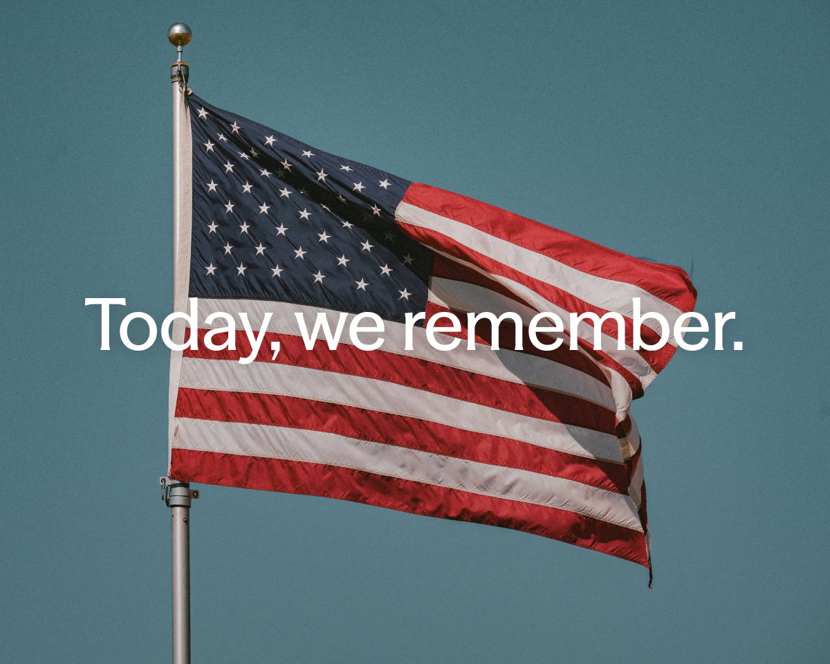 Today, we remember.