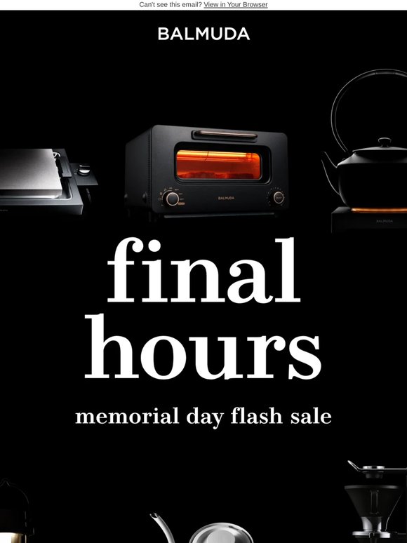 Last Chance: Memorial Day Flash Sale Ends Tonight