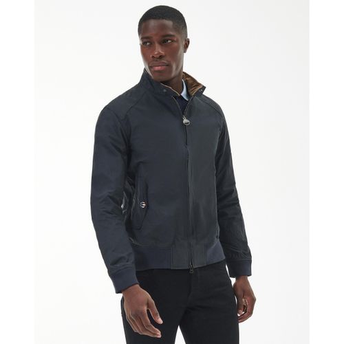 Barbour International Steve McQueen Rectifier Harrington Casual Mens Jacket - Navy