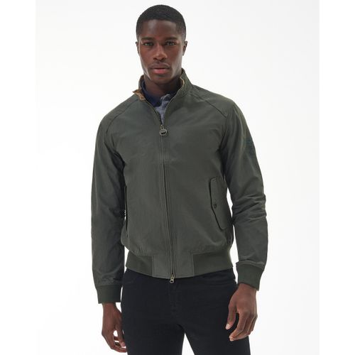Barbour International Steve McQueen Rectifier Harrington Casual Mens Jacket - Sage