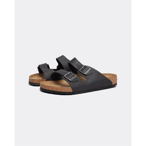 Birkenstock Arizona Oiled Leather Unisex Sandals - Black