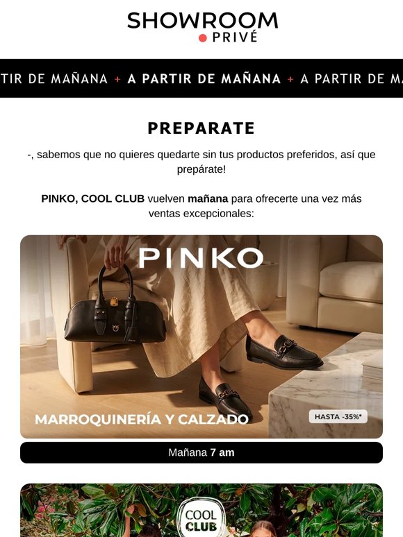 ¿Esperabas noticias de PINKO, COOL CLUB?