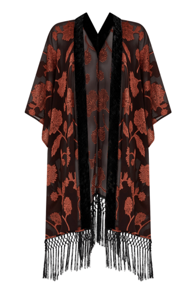 Venus Fringed Kimono