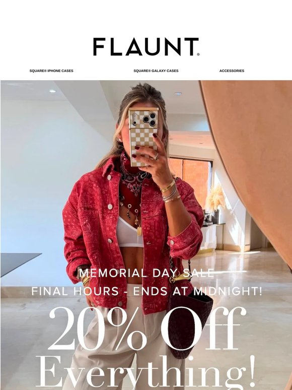 Final Hours: 20% OFF EVERYTHING ⏰