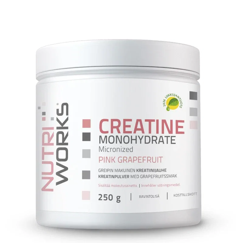 Image of Nutri Works Makeutettu Kreatiinimonohydraatti, stevia 250 g