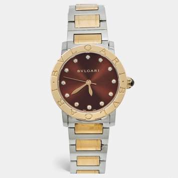 102157 Burgundy Dial 18k Rose 