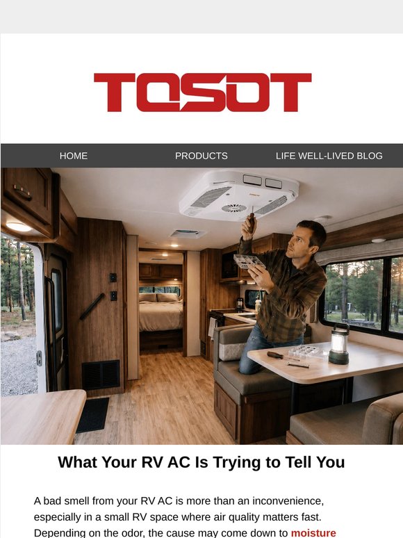 RV AC Smells Weird? Read This