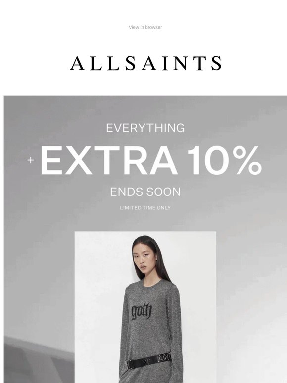 Ends Soon: Up To 30% Off + Extra 10%