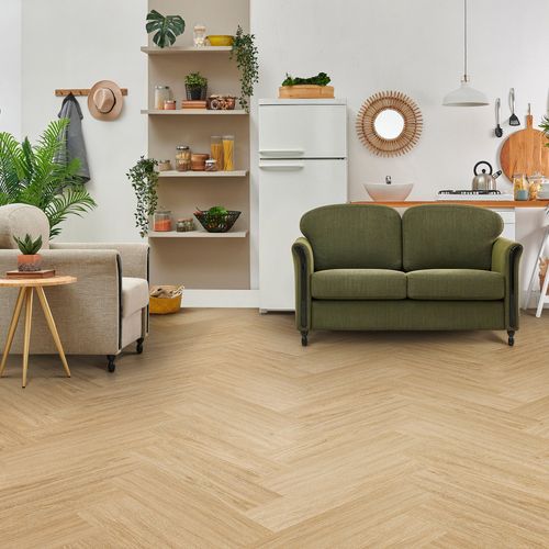Prime Oak - Lifestyle SPC Herringbone 5.5mm Rigid Core Vinyl Flooring