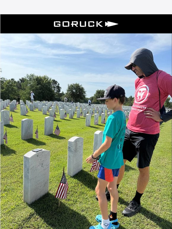 Living a life worthy of their sacrifice.