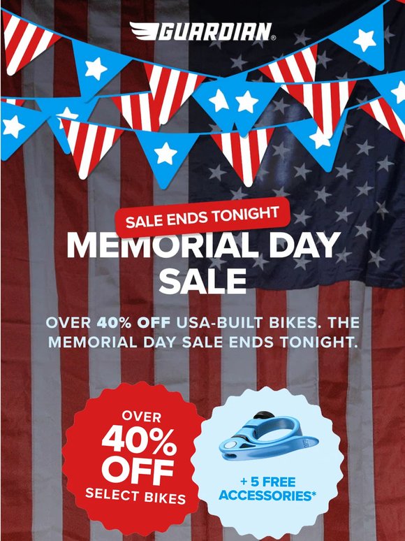 Last call: The Memorial Day Sale 🇺🇸