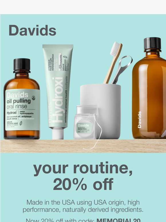 in case you missed it, 20% off through 5/26