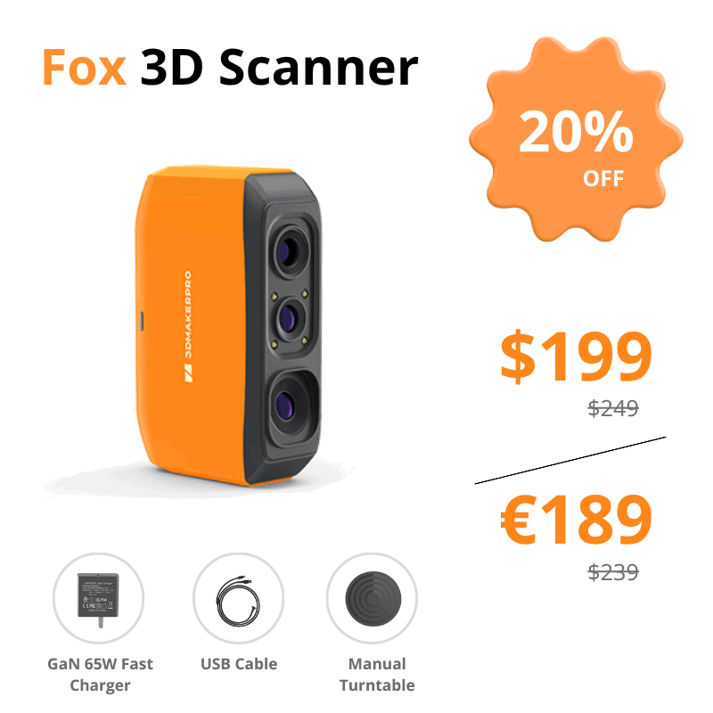 3DMakerpro Fox 3D Scanner