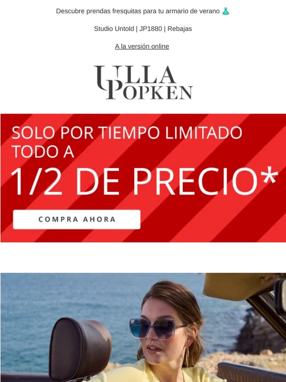 Solo hoy: Todo 1/2 de precio ⌛️